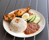 Nasi Lemak with sambal Chicken