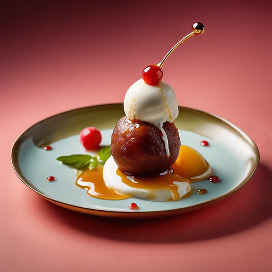 Gulab Jamun Sundae
