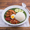 Nasi Lemak with curry Mutton
